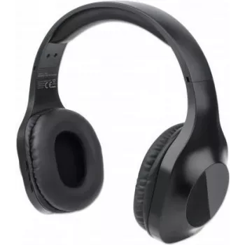 Manhattan Sound Science Bluetooth over-ear headset – bezdrôtový Bluetooth 5.0 + EDR, všesmerový mikrofón, integrované ovládacie prvky, čierny (179812)