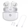 Manta MTWS008W Rytmo White True Wireless Bluetooth 5.0 Slúchadlá s nabíjacím puzdrom
