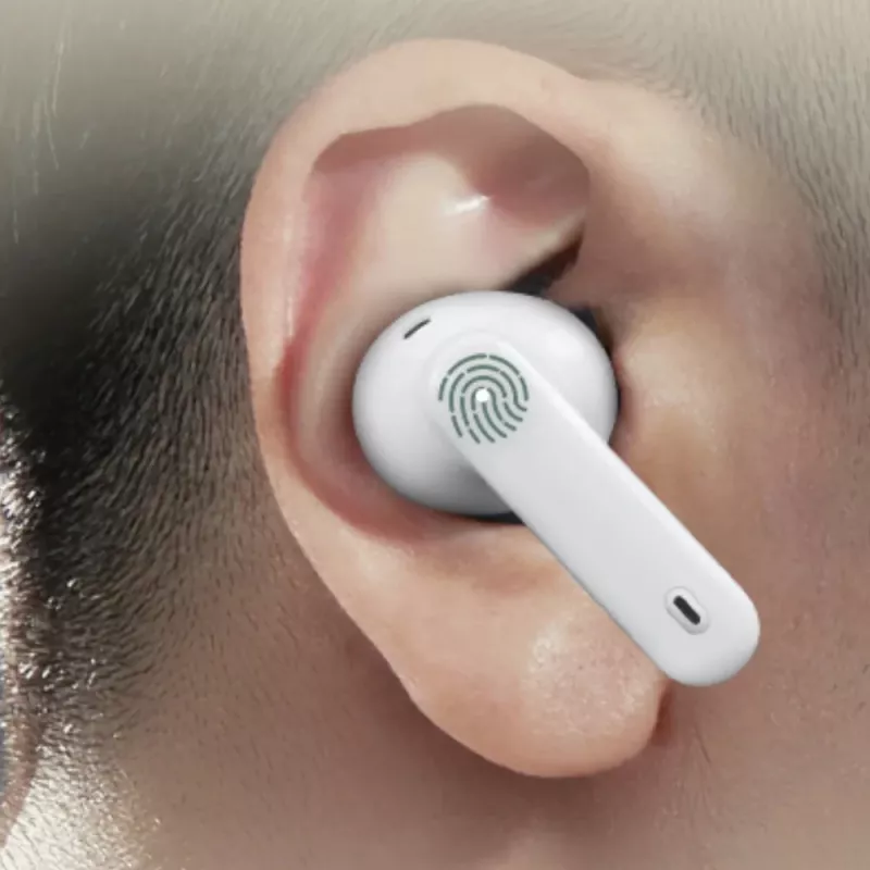 Manta MTWS008W Rytmo White True Wireless Bluetooth 5.0 Slúchadlá s nabíjacím puzdrom