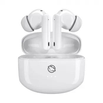 Manta MTWS008W Rytmo White True Wireless Bluetooth 5.0 Slúchadlá s nabíjacím puzdrom