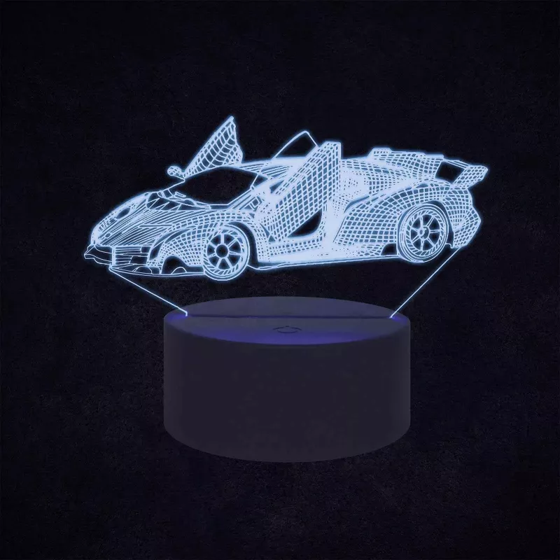 Manta SNL64RGB LED lampa svetelná dekorácia do auta 3D RGB