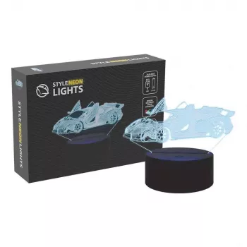 Manta SNL64RGB LED lampa svetelná dekorácia do auta 3D RGB