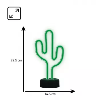 Manta SNL82GN LED nočné svetlo kaktus dekoratívna lampa zelená