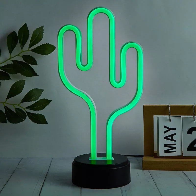 Manta SNL82GN LED nočné svetlo kaktus dekoratívna lampa zelená