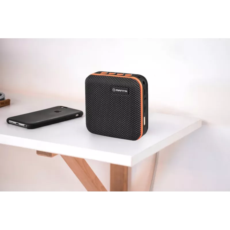 Manta SPK01GO prenosný Bluetooth reproduktor zlatý