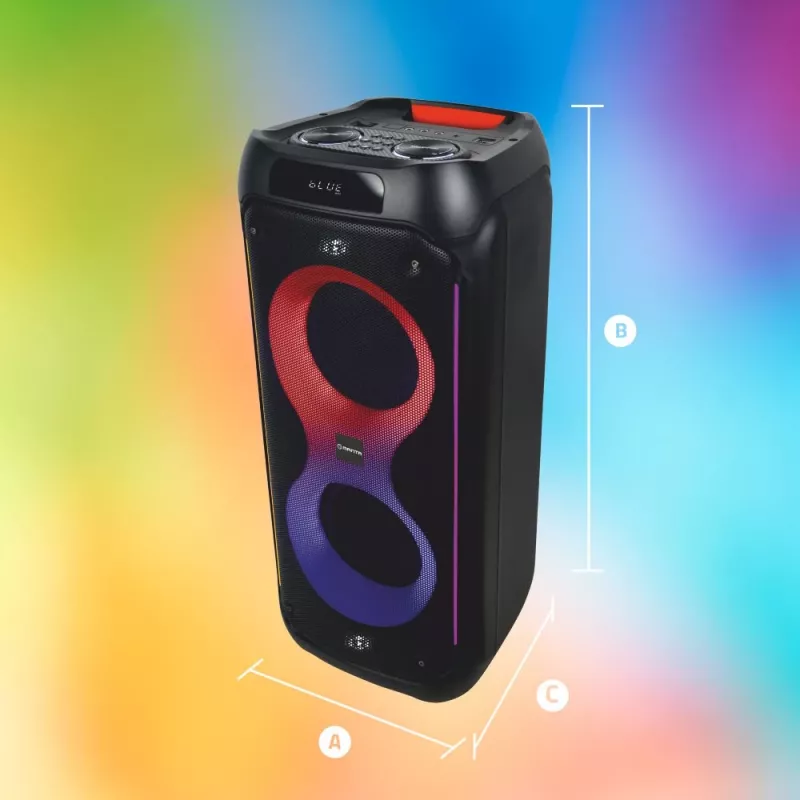 Manta SPK0805B140 Pallas prenosný Bluetooth reproduktor, 15W, čierny