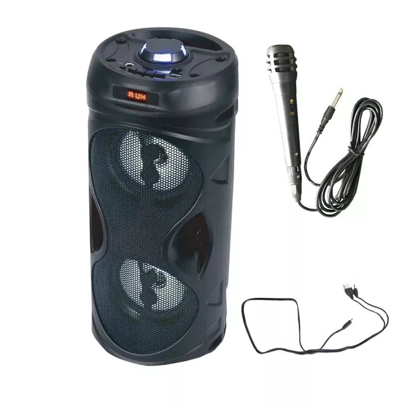 Manta SPK815 prenosný Bluetooth party reproduktor s karaoke, 30W RMS, disco LED, FM rádio, USB/SD/AUX