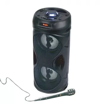 Manta SPK815 prenosný Bluetooth party reproduktor s karaoke, 30W RMS, disco LED, FM rádio, USB/SD/AUX