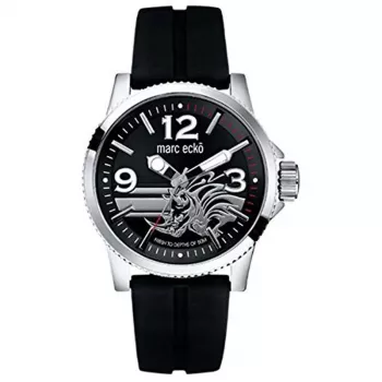 MARC ECKO E08503G1 pánske nerezové quartzové hodinky 43mm čierny ciferník