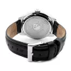 MARC ECKO pánske náramkové hodinky E11591G1 - 45 mm quartz analógové čierny ciferník strieborný remienok