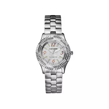 MARC ECKO dámske kremenné analógové hodinky nerezová oceľ strieborný ciferník 37 mm E95054L1