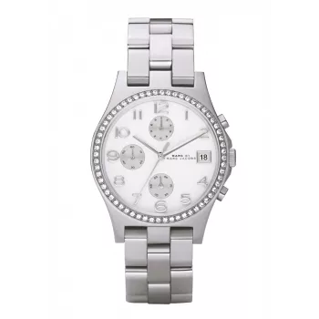 MARC JACOBS dámske hodinky MBM3072 nerezová oceľ quartz hodinky 36 mm strieborná