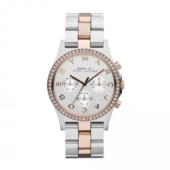 MARC JACOBS dámske hodinky MBM3106 Baker quartz analógové 38mm dvojfarebná ušľachtilá oceľ