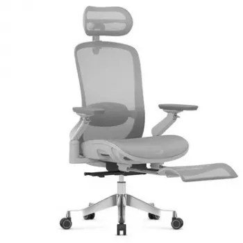 MARK ADLER Leadpro 8.7 sivá kancelárska stolička s opierkou hlavy a hojdacím mechanizmom
