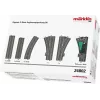 Märklin 24802 H0 C-koľajnica zakrivená koľajnica R2 15° (1 kus)