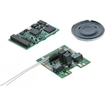 Märklin 60978 mSD3 zvukový dekodér, 21-pin MTC, mfx/DCC/MM, detská lokomotíva zvuková sada, 8 Ohm reproduktor v cene