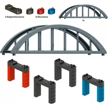 Märklin 72218 H0 rovný priehradový mostík stavebnica pre C/K/M koľaj, sivá, 360 mm