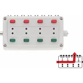 Märklin 72710 digitálny ovládací pult so spätnou väzbou pre výhybky a signály, biely