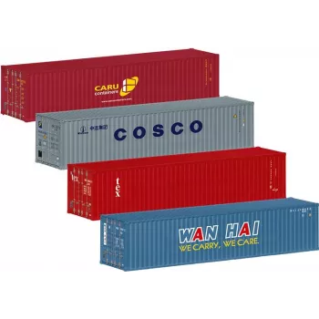 Märklin 76552 H0 20ft kontajnerová sada, 2 kusy, plast, pre modelové nákladné vozne