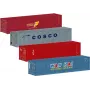 Märklin 76552 H0 20ft kontajnerová sada, 2 kusy, plast, pre modelové nákladné vozne
