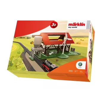 Märklin My World H0 farmárska štartovacia sada 72212 – vlak na batérie so zvieratami a koľajnicami