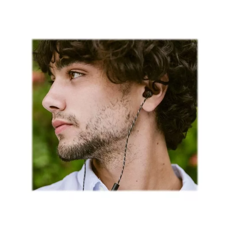 Marley Smile Jamaica Káblové slúchadlá s vstavaným mikrofónom, USB-C – Signature Black