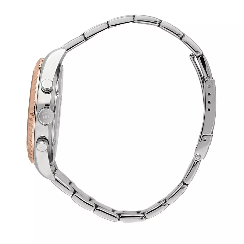 Maserati pánske Potenza quartz analógové hodinky R8853100040 43mm čierny ciferník čierna koža
