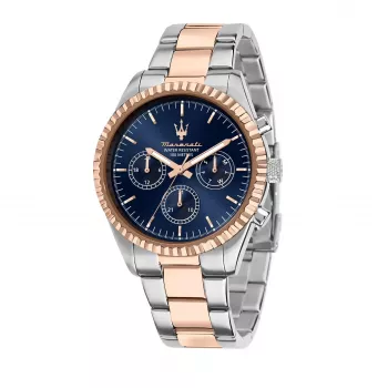 Maserati pánske Potenza quartz analógové hodinky R8853100040 43mm čierny ciferník čierna koža