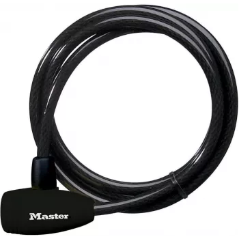 Master Lock 8154EURD Lanový zámok s kľúčom, 1,8 m x 10 mm, Čierny