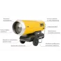 MASTER olejový ohrievač B360 bez odvodu spalín 111kW