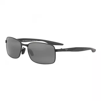MAUI JIM 797-2M unisex cat eye slnečné okuliare matná čierna neutrálna sivá 57 mm