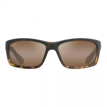 MAUI JIM H766-10MF unisex obdĺžnikové slnečné okuliare matná čierna neutrálna sivá 58mm