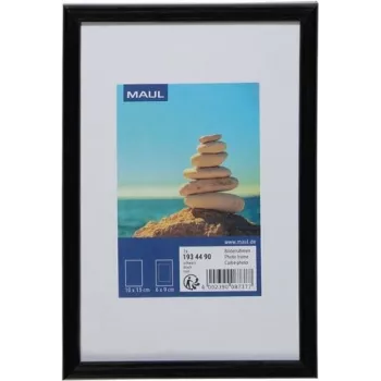 MAUL 1934490 samostatný rám na obrázky - MDF dosky - plast - polykarbonát (PC) - čierny - stojan na stôl - 10 x 15 cm - obdĺžnikový