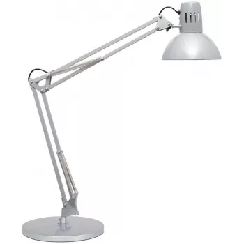 MAUL 8201095 stolová lampa E27 LED strieborná
