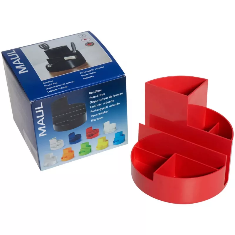 MAUL organizér na stôl okrúhly plast 14 cm priemer 12,5 cm dĺžka 4117625