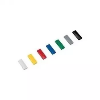 MAUL HEBEL Solid magnet, 1,0 kg prídržná sila, obdĺžnikový 54 x 19 mm, čierna, nerozbitný plast 61650-90