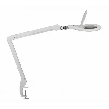 MAUL LED lupa so svetlom Makro so svorkou biela