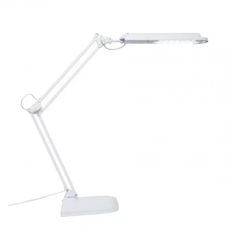 MAUL LED stolná lampa Atlantic so stojanom biela