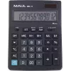 MAUL MXL 12 stolná kalkulačka s 12-miestnym LCD displejom, výpočet dane, dual-power, čierna 7267090