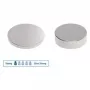 MAUL neodýmový diskový magnet, 10 x 3 mm, niklovaný, prídržná sila 2 kg, 1 kus 6166396