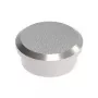 MAUL neodýmový silový magnet, 22 mm priemer, niklovaný povrch, 8 kg prídržná sila, okrúhly s odsadenou hranou, 1 kus (6170396)