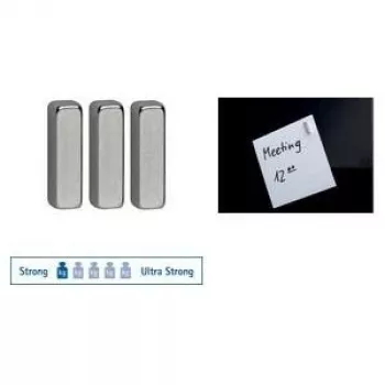 MAUL neodýmové tyčové magnety 4 x 15 x 4 mm, niklované, prídržná sila 2 kg, 1 ks 6169096