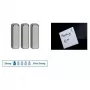 MAUL neodýmové tyčové magnety 4 x 15 x 4 mm, niklované, prídržná sila 2 kg, 1 ks 6169096