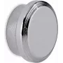 MAUL okrúhly neodýmový magnet s nerezovým puzdrom, 30 mm priemer, 9 mm hrúbka, strieborná, 1 kus 6171096