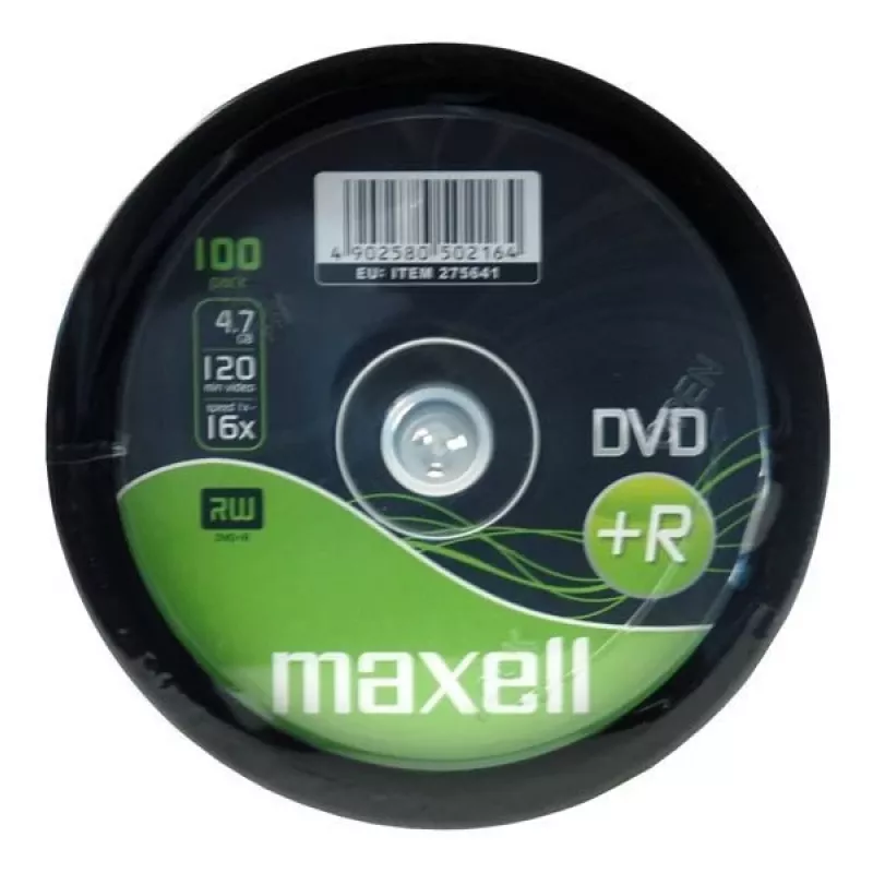 Maxell DVD+R 4,7 GB 16x 100 diskov spindle cakebox