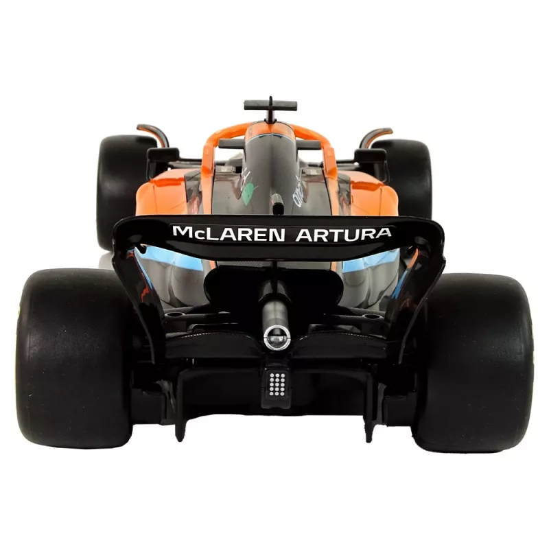 McLaren F1 diaľkovo ovládané RC pretekárske auto Rastar oranžové 1:12