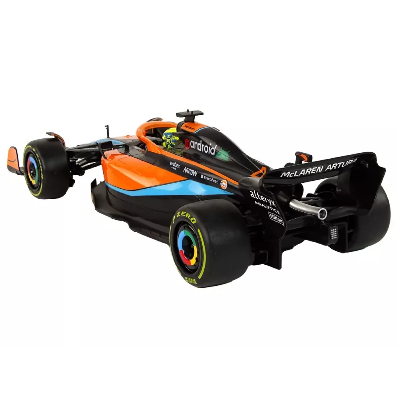 McLaren F1 diaľkovo ovládané RC pretekárske auto Rastar oranžové 1:12