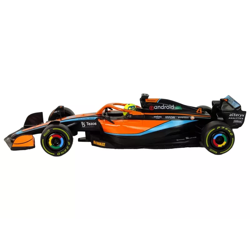 McLaren F1 diaľkovo ovládané RC pretekárske auto Rastar oranžové 1:12