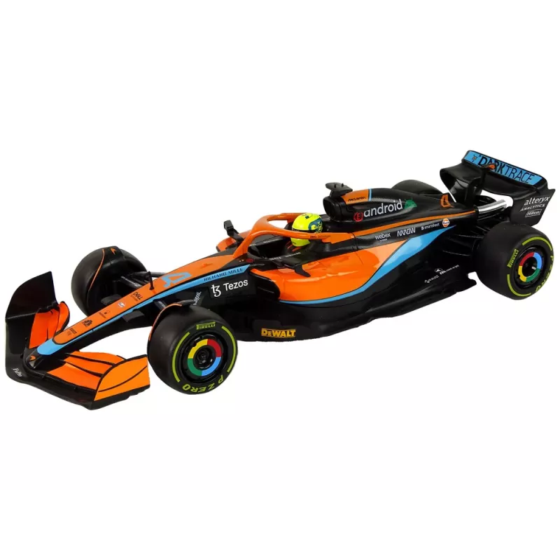 McLaren F1 diaľkovo ovládané RC pretekárske auto Rastar oranžové 1:12