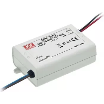 MEAN WELL APV-25-24 LED driver konštantného napätia 24V 25W IP42 biely